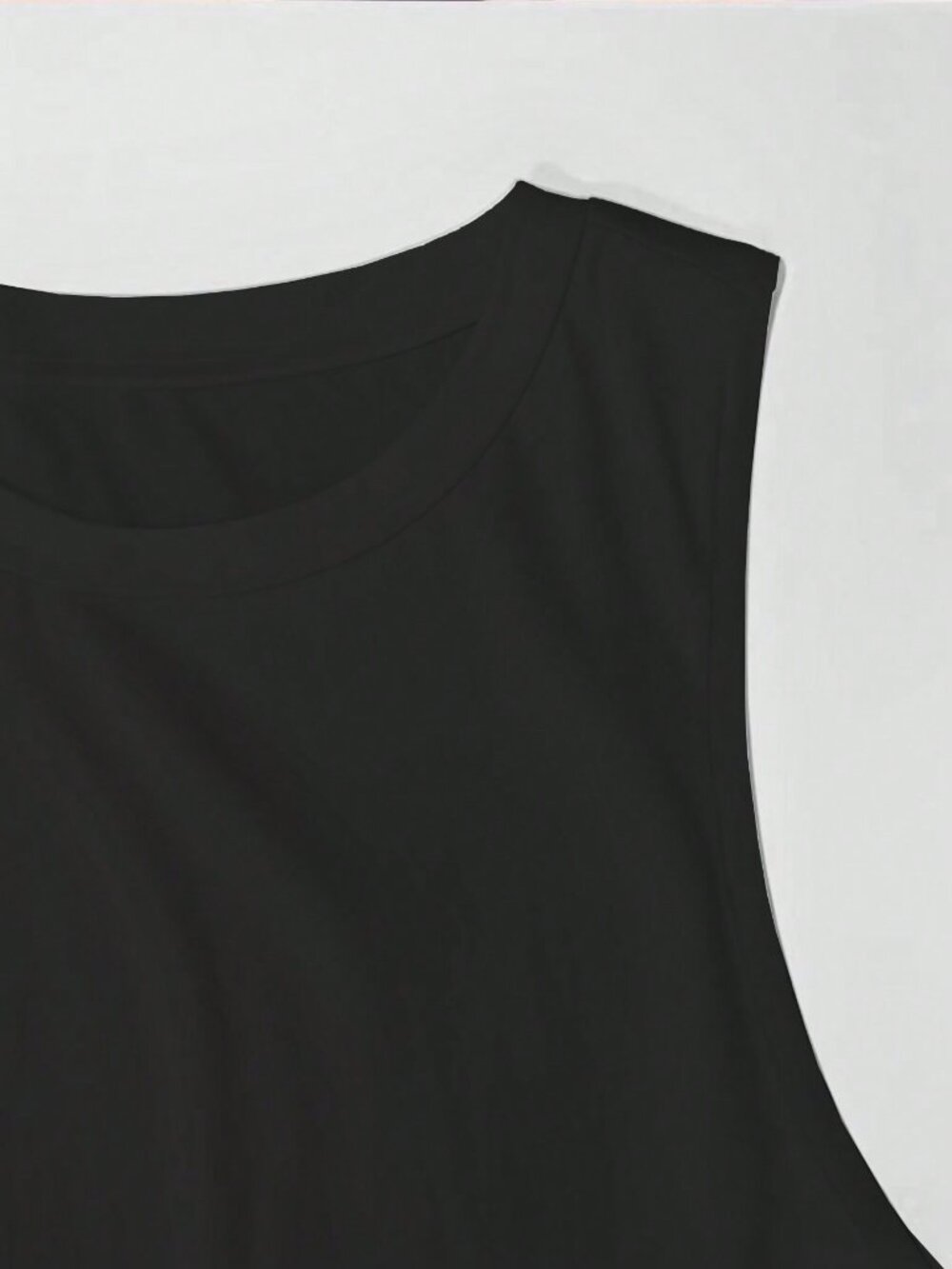 Black Casual Men's T-Shirt - Picture 3 of 6